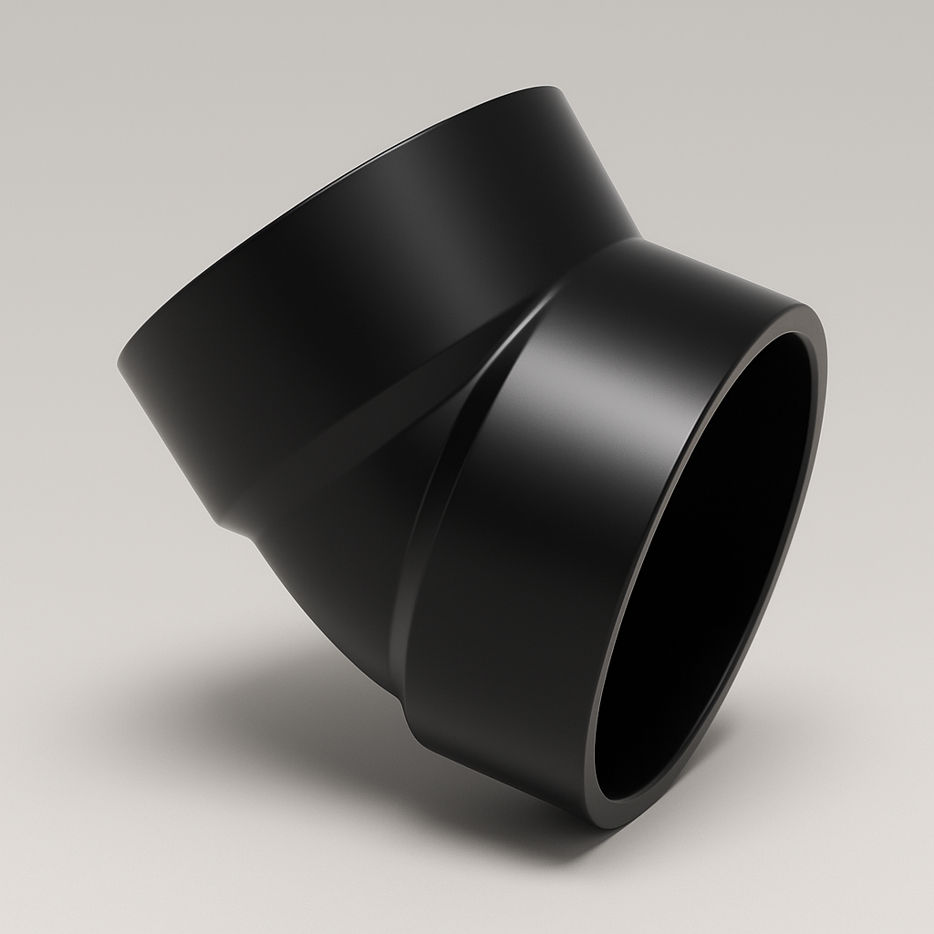 Coude à 45° ABS LESSO — Raccord à emboîtement DWV, certifié cUPC