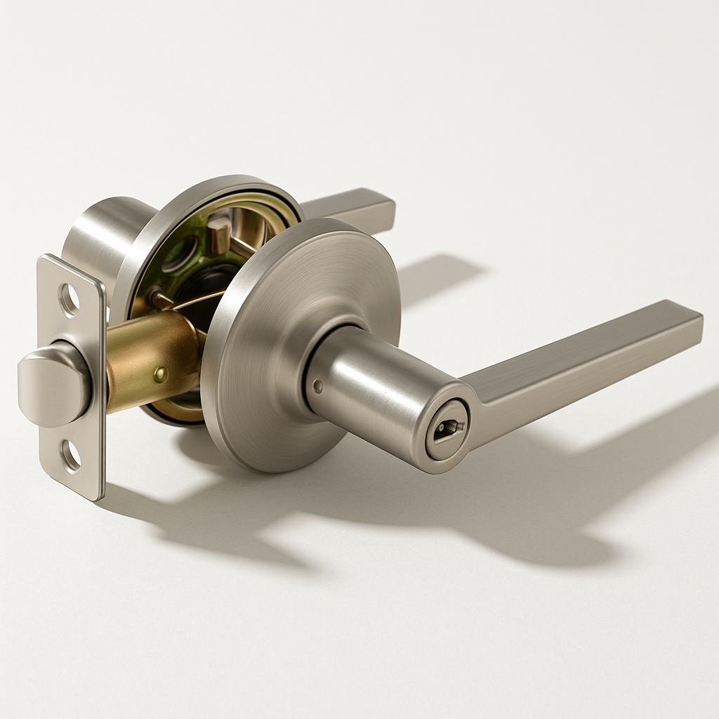 Vellum Hardware Vertex Door Lever — Solid Core, Keyed, Privacy, Passage & Dummy