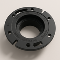 LESSO ABS Closet Flange — 4×3 Hub, Adjustable Ring DWV, cUPC