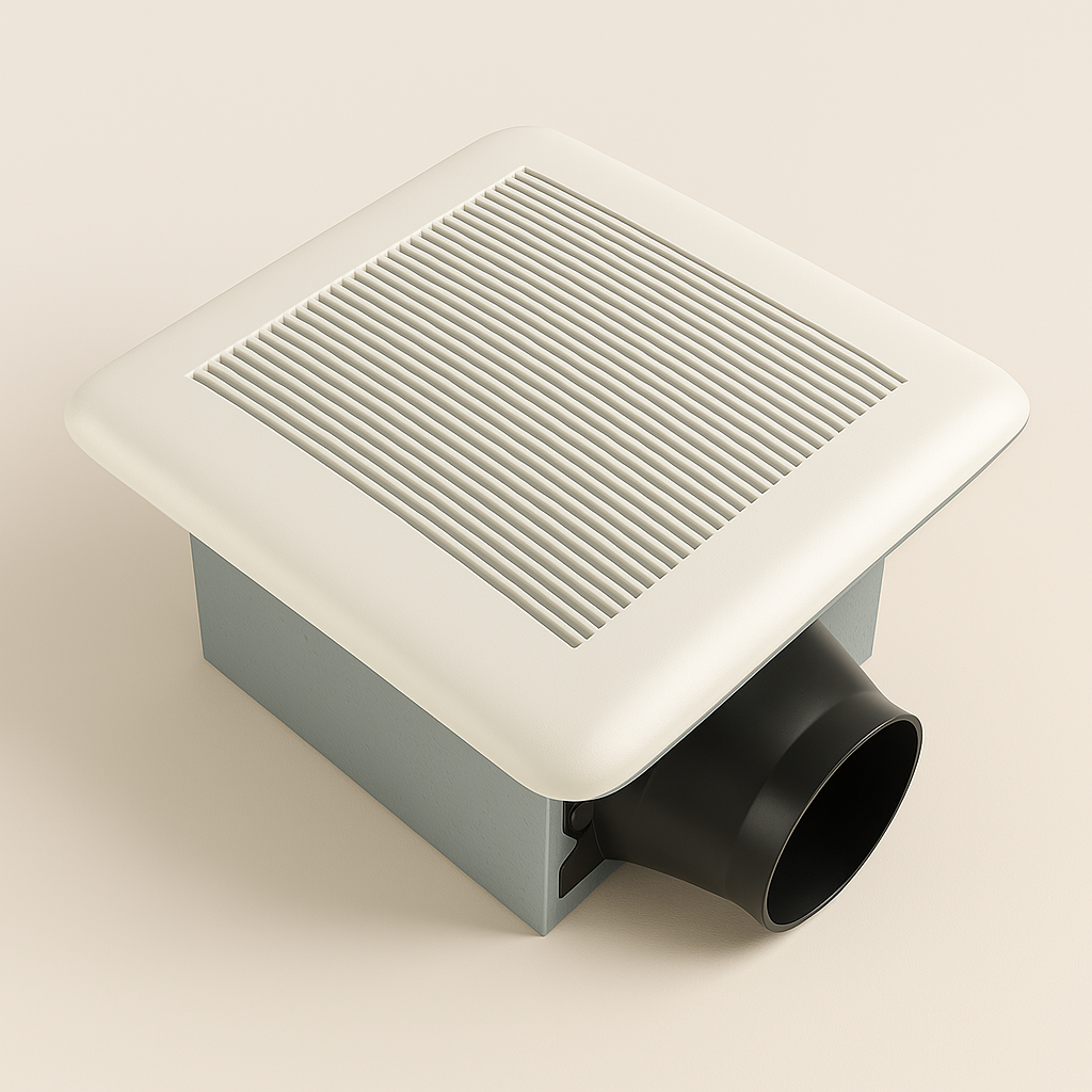 Milano TY-110-E Bathroom Exhaust Fan, 110 CFM — 1.0 Sone, ENERGY STAR