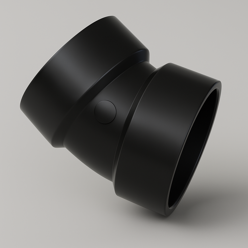 Coude ABS 22,5° LESSO — Mâle × Mâle DWV, certifié cUPC