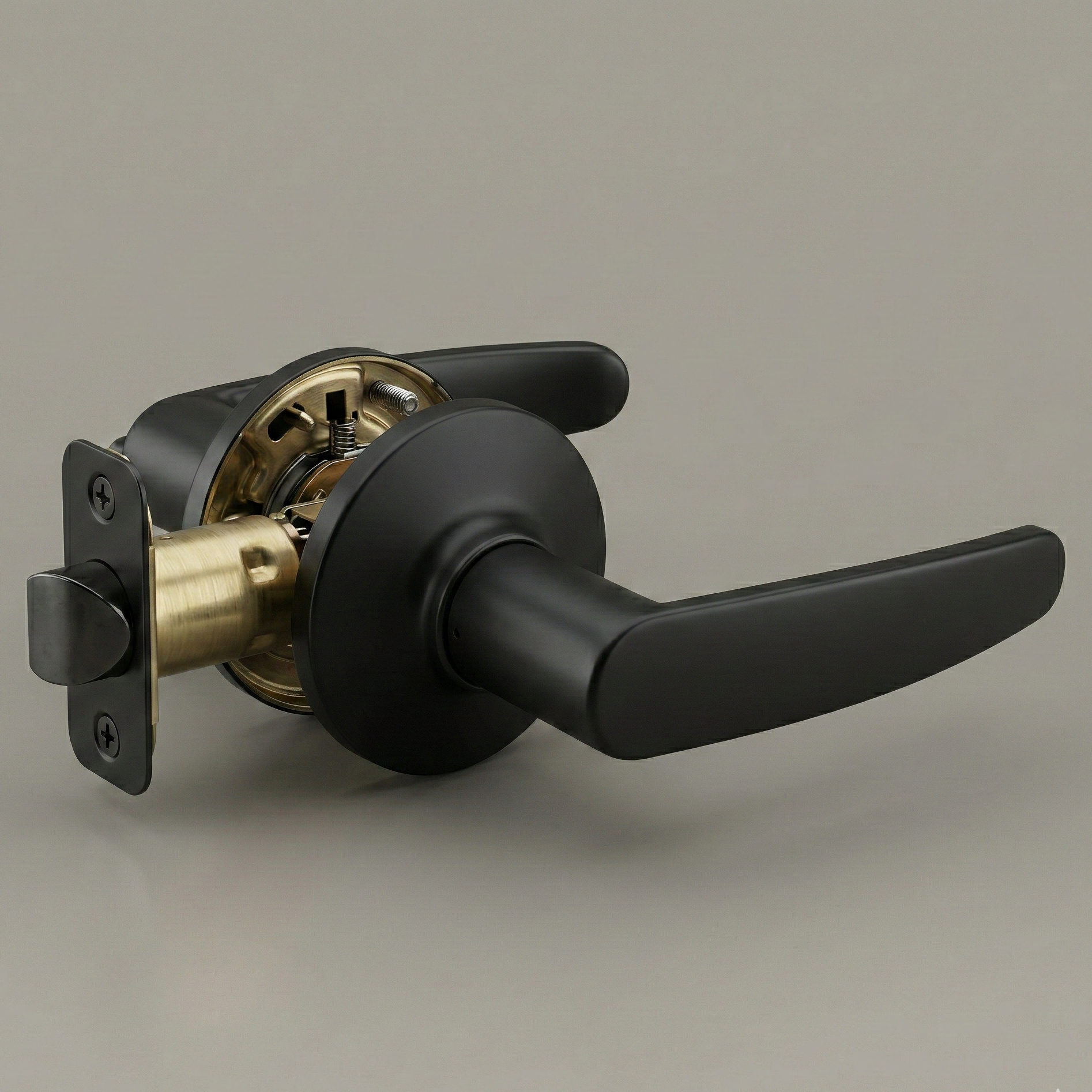 Levier de porte Vellum Hardware AeroCurve – Fonctions à clé, intimité, passage et factice