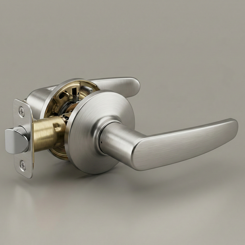 Vellum Hardware AeroCurve Door Lever — Keyed, Privacy, Passage & Dummy Functions