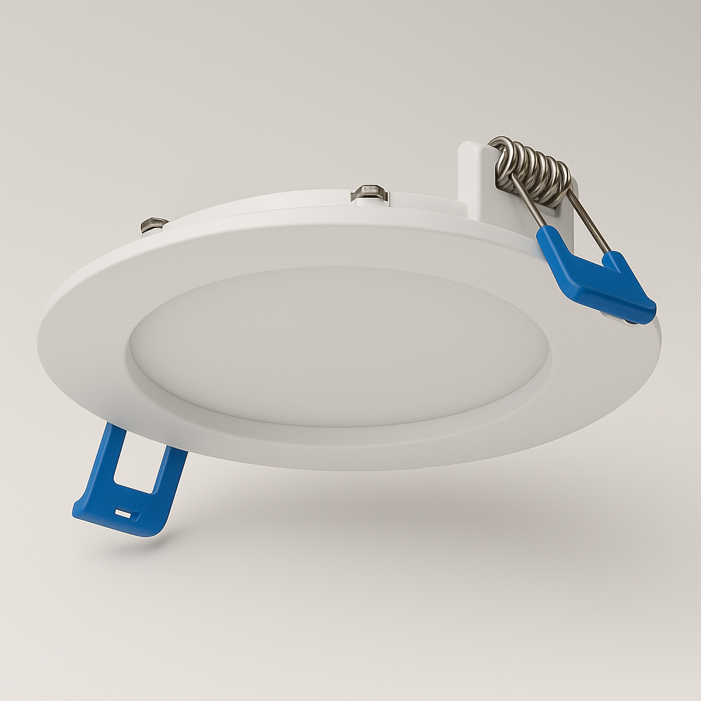 Luvelle Dalle LED extra-plate 6″ — 1050lm, installation sans boîtier, 5CCT, Energy Star, ETL, homologuée IC