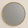 Ondelle Round Bathroom Mirror — Slim Metal Frame, 24″ & 32″